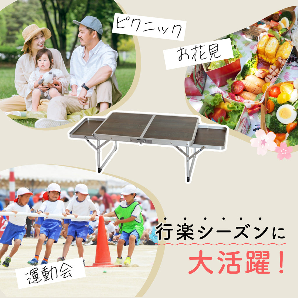 クイックキャンプ（QUICKCAMP）ピクニックテーブル ミニ 60×40 QC