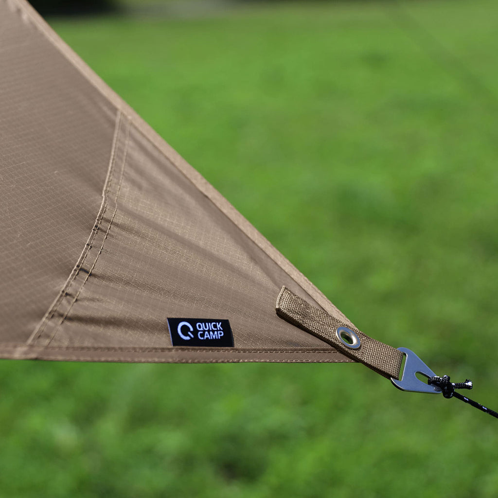 クイックキャンプ ヘキサタープ QC-BCT420 ブラックコーティング クイックキャンプから「ブラックコーティングヘキサタープ」登場