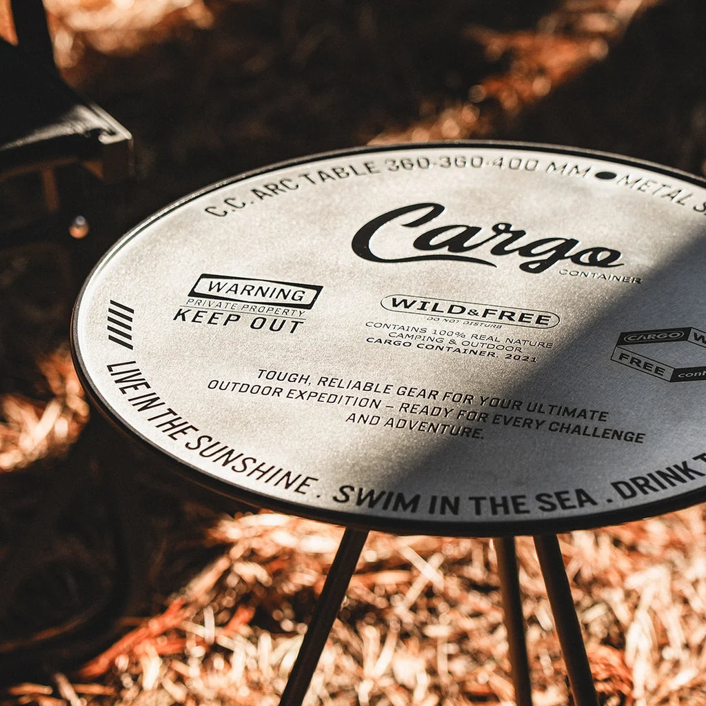 CARGO CONTAINER ARC TABLE アークテーブル カーゴコンテナ – キャンプ