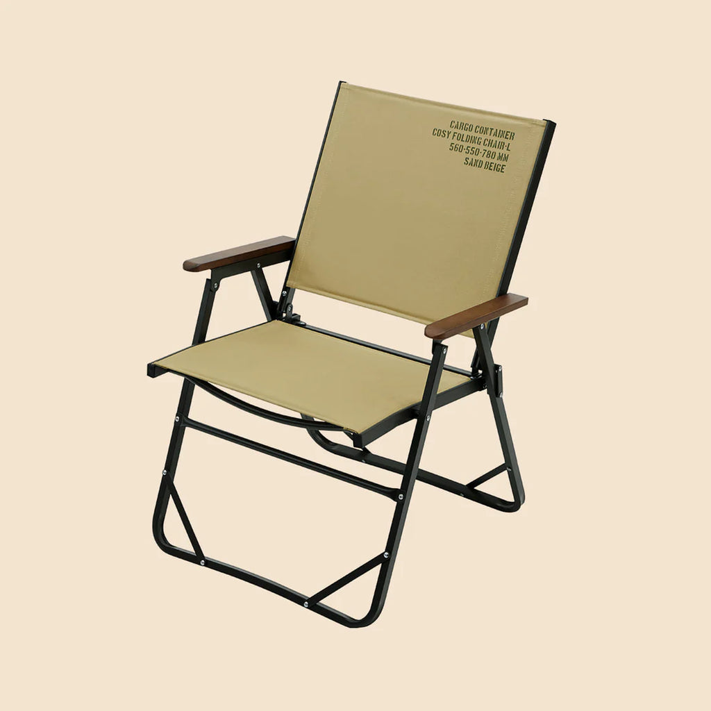 CARGO CONTAINER <br>COSY FOLDING CHAIR - L コージーフォールディングチェアL カーゴコンテナ