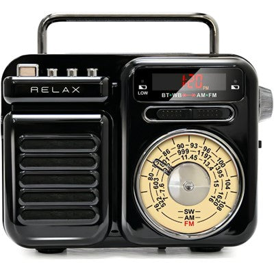 RELAX マルチレトロラジオ ブラック ESP02034BK リラックス – キャンプ 