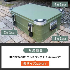 ダックノット DELTA アルミコンテナ カスタムパーツ 3 点 SET 724403
