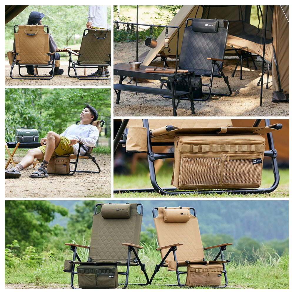 WAQ Reclining Low Chair リクライニングローチェア WAQ-RLC1