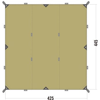 お得セット エバニュー タープ EVERNEW Tarp TC 1【店舗在庫品】 – キャンプ テント・タープ