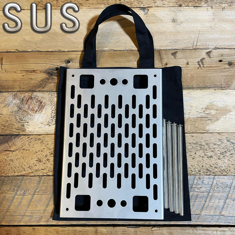 野良道具製作所 マルチテーブル「野良BASE」A4サイズ ステンレス 野良道具製作所 野良BASE SUS304【店舗在庫品】 – キャンプ