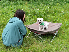 愛犬キャンプギア】スノーピークのドッグコットを徹底レビュー