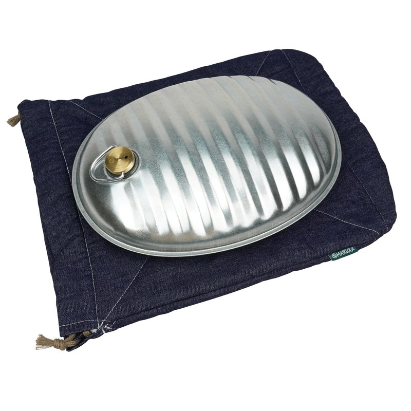 マルカ 湯たんぽ 湯たんぽA (エース) 2.5リットル デニム AF-25D 【店舗在庫品】