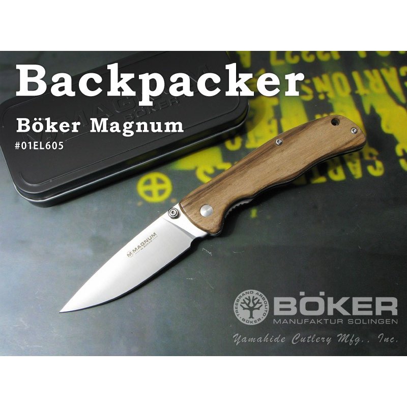 BOKER　Magnum Backpacker　01EL605　ボーカー バックパッカー　【店舗在庫品】